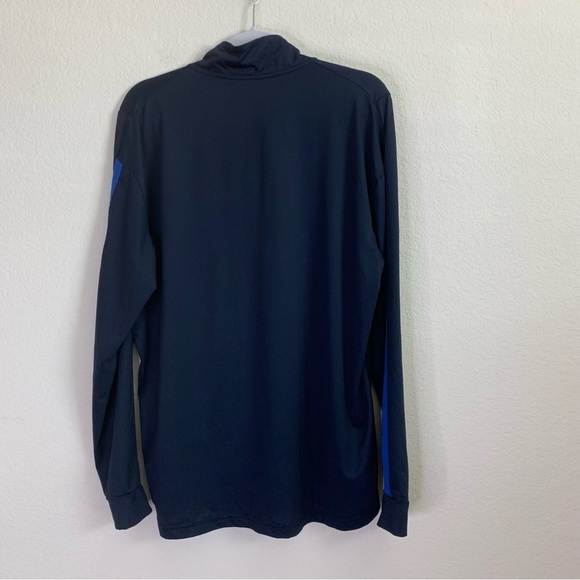 Nike pro Dri fit Mens blue 1/4 zip pull over sweatshirt L - Picture 7 of 7
